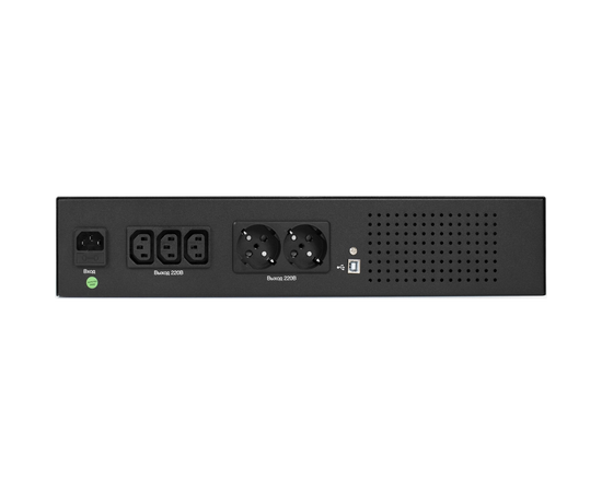  ИБП ExeGate ServerRM UNL-800.LCD.AVR.2SH.3C13.USB.2U (EX293849RUS) 800VA/480W Black 
