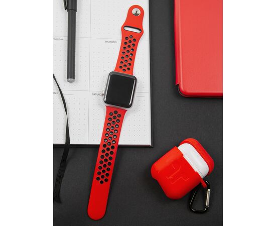  Ремешок для Apple watch- 38-40 mm, mObility, красный, Дизайн 1 