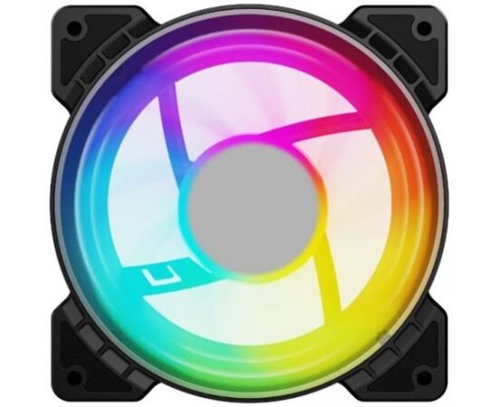  Вентилятор Powercase M6-12-LED 5 color LED 120x120x25мм 