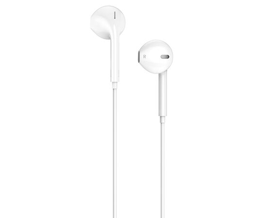  Проводные наушники HOCO M55 Memory, Jack 3.5mm, 1.2 м, белый 