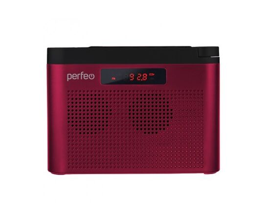  Perfeo радиоприемник цифровой ТАЙГА FM+ 66-108МГц/ MP3/ встроенный аккум,USB/ бордовый (I70RED) 