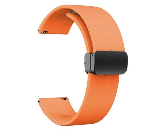  Ремешок - WB29 22 мм универсальный силикон на магните (orange) (218837) 
