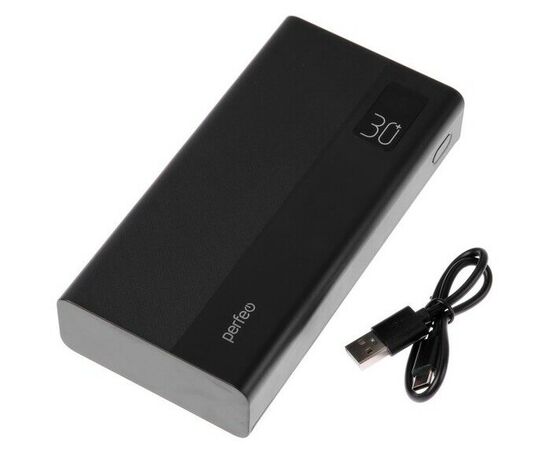  Powerbank Perfeo Mountains PF_D0161 30000mAh Black 