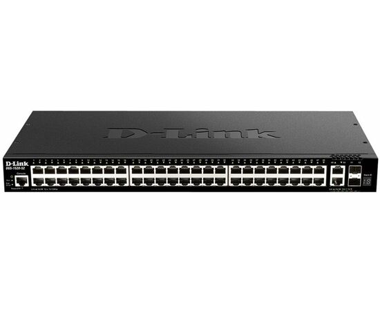  Коммутатор D-Link DGS-1520-52 (DGS-1520-52/A1A) 48G 2x10G 2SFP+ 