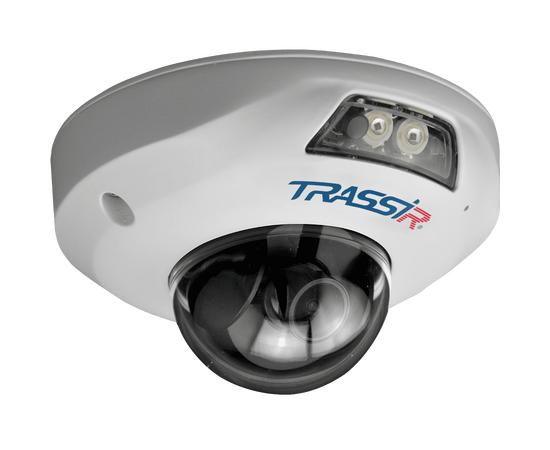  Уличная 2Мп IP-камера TRASSIR TR-D4121IR1 v6 2.8 с ИК-подсветкой, матрица 1/2.7" CMOS, разрешение 2Мп 