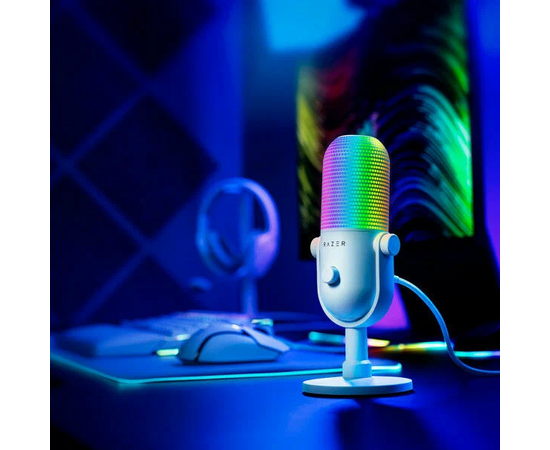  Микрофон Razer Seiren V3 Chroma White RZ19-05060200-R3M1 