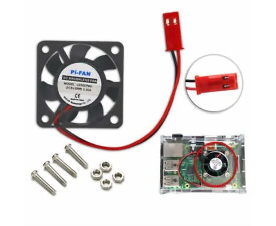  Вентилятор ACD 3010 (RA003) (30*30*10mm) w/ Screw and Nut for Raspberry Pi 3 B/B+ (RASP1742) 