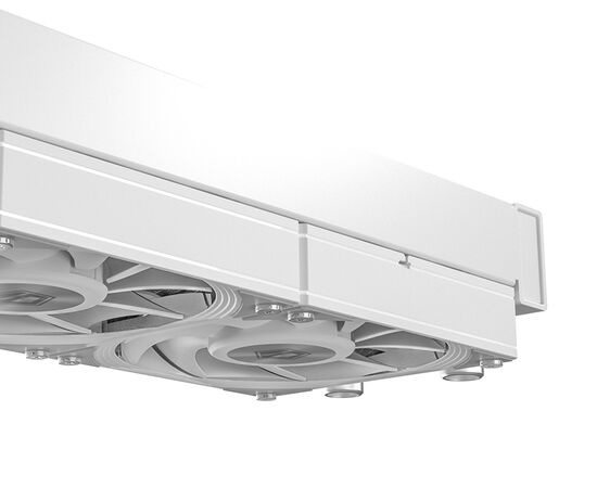  СВО ID-COOLING DX240 Max White LGA1700/1200/115X/AM4/AM5 (TDP 350W, ARGB Pump, PWM, Dual Fan 120mm, белый) RET 
