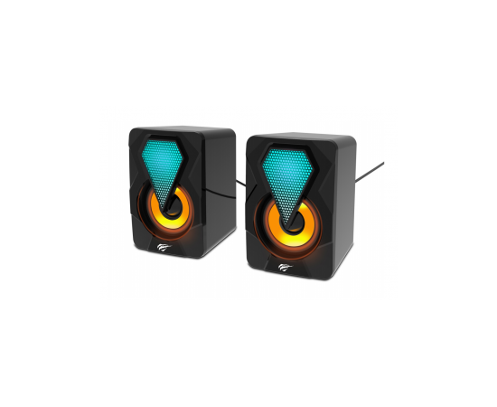  Игровая акустика с RGB подсветкой HAVIT GAMENOTE HV-SK210mini Gaming 2.0 USB 6 Bт. 