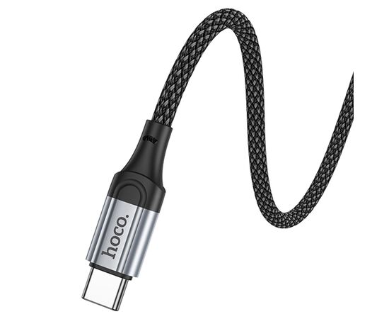  Кабель USB HOCO X102 Fresh USB - Type-C, 3A, 1 м, черный 