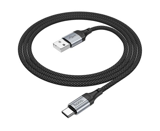  Кабель USB HOCO X102 Fresh USB - Type-C, 3A, 1 м, черный 
