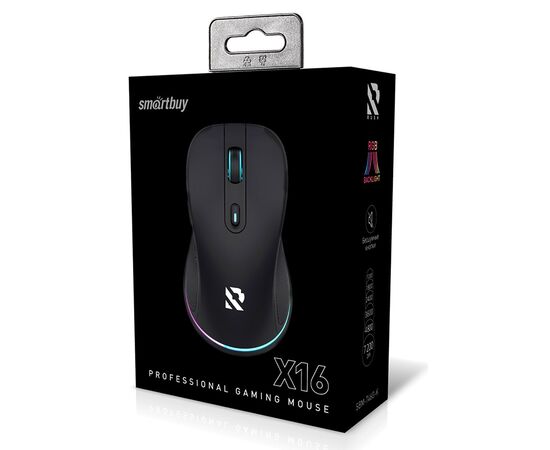  Мышь оптическая Smart Buy RUSH X16 (SBM-746G-K) игровая (black) (237328) 