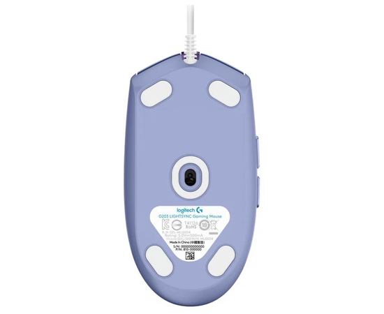  Мышь Logitech G102 LightSync (910-005857) оптическая (8000dpi) USB (5but) сиреневый 