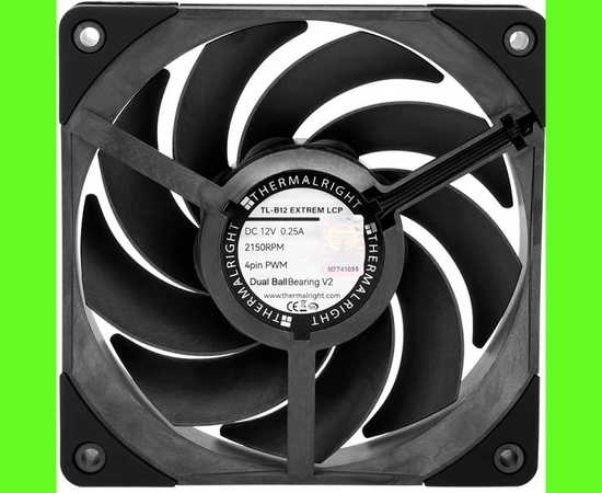  Вентилятор Thermalright TL-B12 Extrem LCP (TRTLB12ELCP) / 120mm PWM 