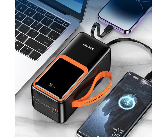  Портативный аккумулятор KAKUSIGA KSC-1090 50000 mah 22.5W+PD20W black 