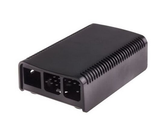  Корпус Raspberry Pi 3 Model B (103-4300) , 2-piece black case ASM-1900040-21 for Raspberry Pi 3 B/B+ , совместим с креплением VESA Mount 