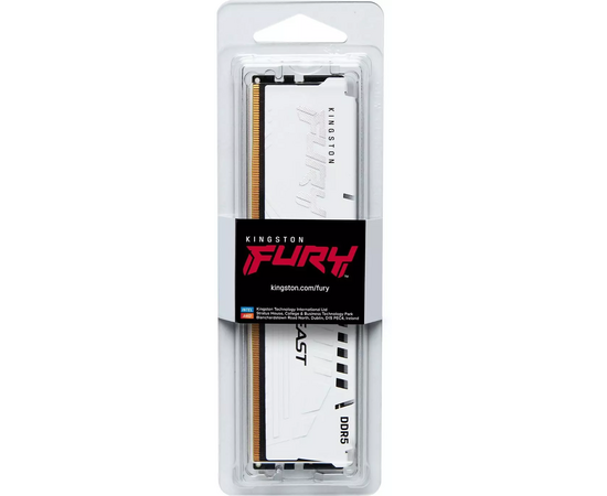  ОЗУ Kingston Fury Beast Expo KF556C36BWE-16 DDR5 - 1x 16ГБ 5600МГц, DIMM, White, Ret 