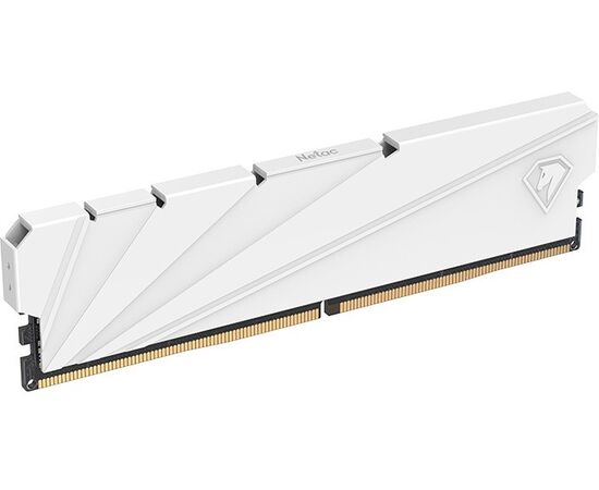  ОЗУ Netac Shadow S NTSSD4P36DP-16W DDR 4 DIMM 16Gb (8Gbx2) PC28800, 3600Mhz, C18 White, с радиатором 