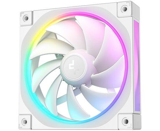  Вентилятор DEEPCOOL FL12 WH-3 in 1 120x120x25мм (PWM, ARGB, белый, 500-2150об/мин) Color Box 