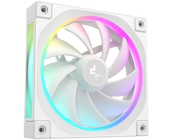  Вентилятор DEEPCOOL FL12 WH-3 in 1 120x120x25мм (PWM, ARGB, белый, 500-2150об/мин) Color Box 